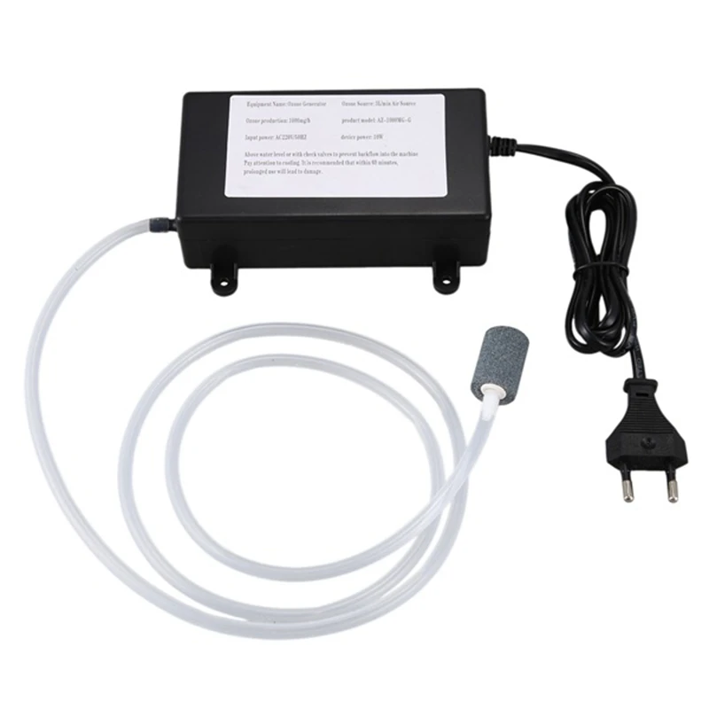 Portable Ozone Generator 220V 1000Mg Ozonizer Air Purifier Cleaner Treatment Fruit Vegetable Cleaning Purifier,EU Plug
Portable Ozone Generator 220V 1000Mg Ozonizer Air Purifier Cleaner Treatment Fruit Vegetable Cleaning Purifier,EU Plug