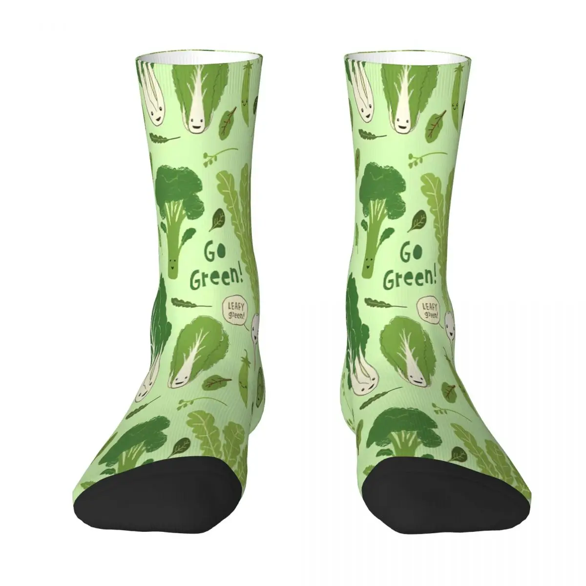 Go Green Leafy Green Happy Garden Vegetables Sock Socks Men Women Polyester Stockings Customizable Hip Hop
Go Green Leafy Green Happy Garden Vegetables Sock Socks Men Women Polyester Stockings Customizable Hip Hop