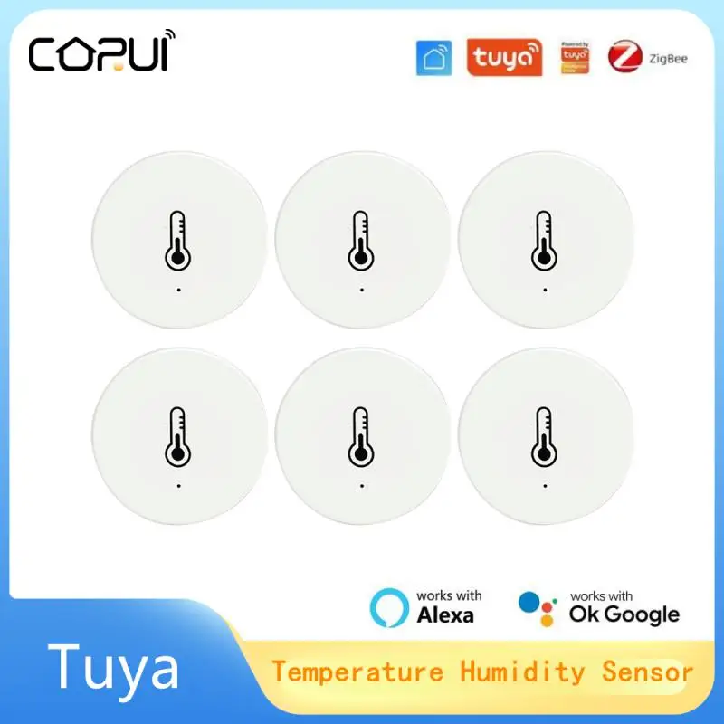 Tuya ZigBee 3.0 Smart Temperature Humidity Sensor Battery Powered Smart Scene Security For Smart Life App Alexa Google Home
Tuya ZigBee 3.0 Smart Temperature Humidity Sensor Battery Powered Smart Scene Security For Smart Life App Alexa Google Home