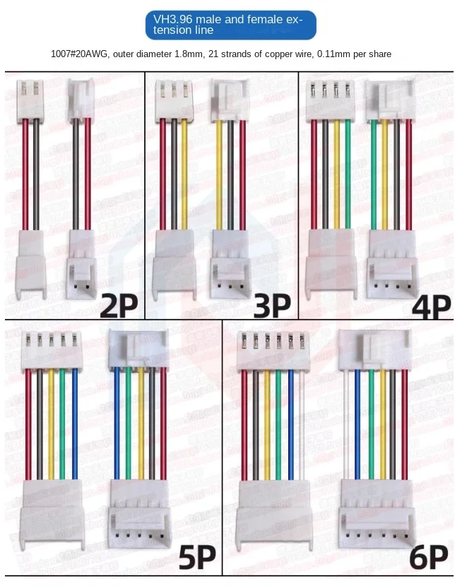 Кабель соединительный Dupont 2-6P
Кабель соединительный Dupont 2-6P