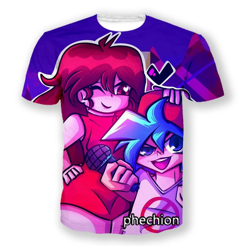 phechion New Fashion Men/Women Game Friday Night Funkin 3D Printed Short Sleeve Casual T Shirt Sporting Hip Hop Summer Tops L171 
phechion New Fashion Men/Women Game Friday Night Funkin 3D Printed Short Sleeve Casual T Shirt Sporting Hip Hop Summer Tops L171