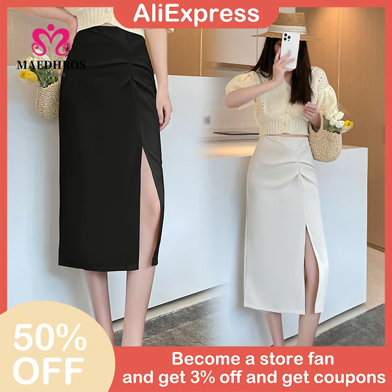 Summer Women's Sexy Skirts Split Pleats Design High Waist Long Skirts Office Lady High End High Waist Clothing Fashion Bottoms
Summer Women's Sexy Skirts Split Pleats Design High Waist Long Skirts Office Lady High End High Waist Clothing Fashion Bottoms