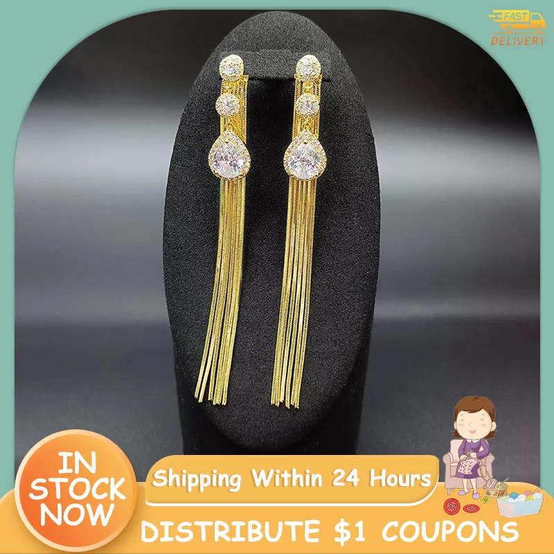 MUZHI Gold Rhinestone Earrings Crystal Earrings Women Long Tassel Rhinestone Drop Women Tassel Fashion Earrings Wholesale 2023
MUZHI Gold Rhinestone Earrings Crystal Earrings Women Long Tassel Rhinestone Drop Women Tassel Fashion Earrings Wholesale 2023