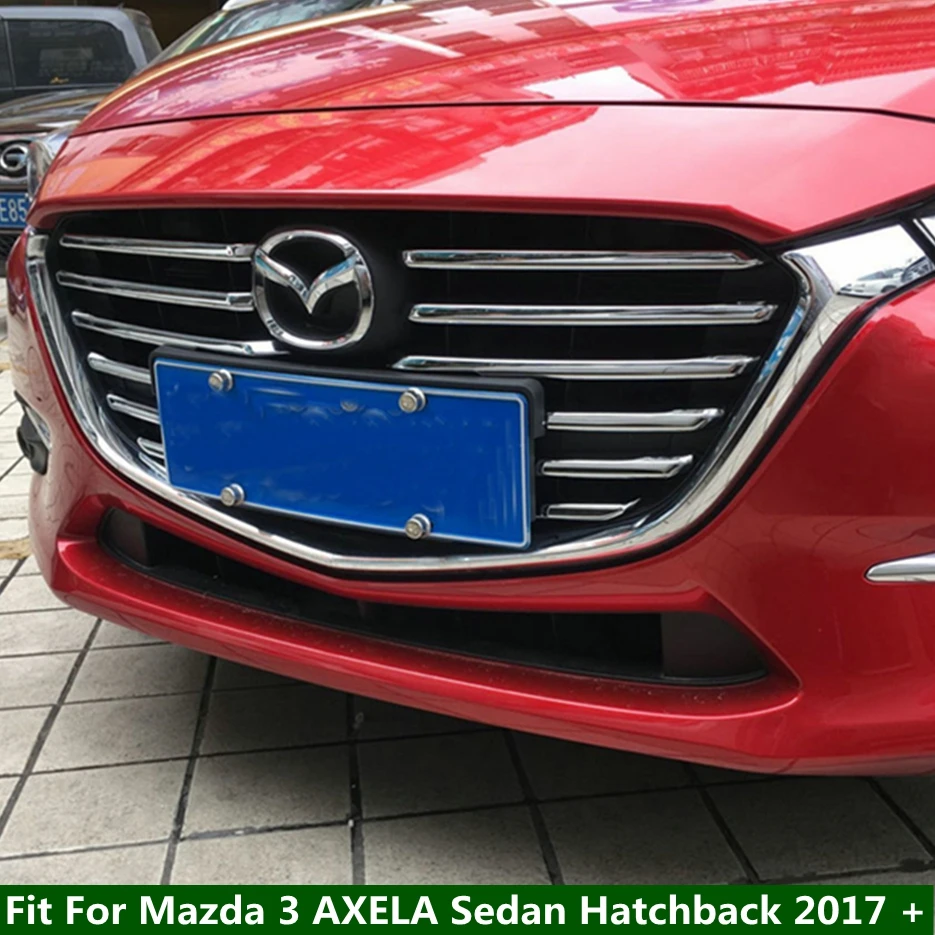 Front Center Bumper Grille Grill Mesh Strip Streamer Cover Trim For Mazda 3 AXELA Sedan Hatchback 2017 2018 Chrome Accessories
Front Center Bumper Grille Grill Mesh Strip Streamer Cover Trim For Mazda 3 AXELA Sedan Hatchback 2017 2018 Chrome Accessories