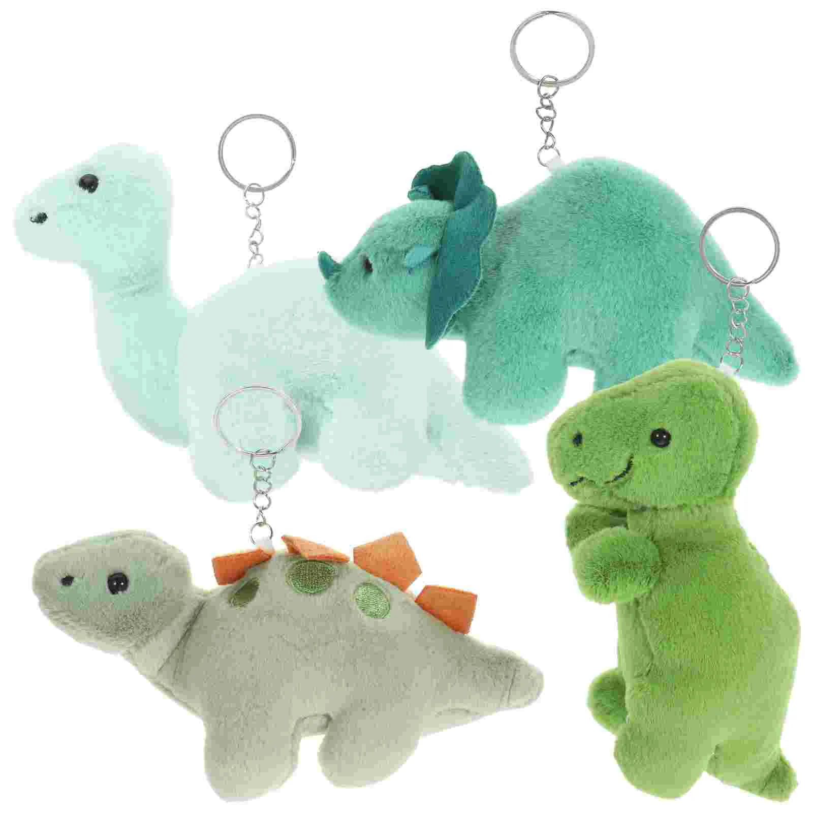 4Pcs Cartoon Dinosaur Keyring Animal Key Ring Creative Animal Key Pendant for Backpack
4Pcs Cartoon Dinosaur Keyring Animal Key Ring Creative Animal Key Pendant for Backpack