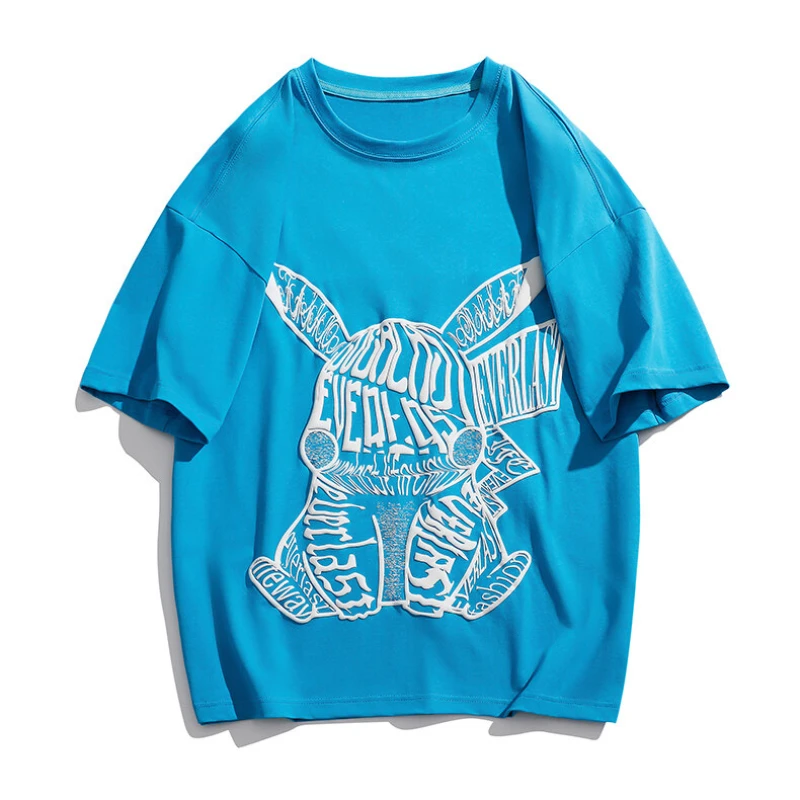 100% Cotton Oversized Cartoon Short Sleeve Men's T-shirt New Summer Loose All-match Pure Cotton Lovers' T-shirt
100% Cotton Oversized Cartoon Short Sleeve Men's T-shirt New Summer Loose All-match Pure Cotton Lovers' T-shirt