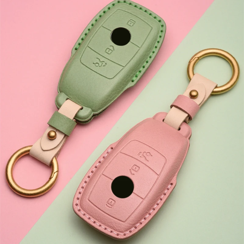 Leather Car Key Cover Case for Mercedes Benz 2017 E Class W213 2018 S class Accessories Car Styling Shell Bag Protect
Leather Car Key Cover Case for Mercedes Benz 2017 E Class W213 2018 S class Accessories Car Styling Shell Bag Protect