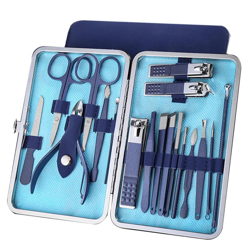 7/10/12/18 Pcs/Set Nail Pedicure Tools Portable Travel Hygiene Kit Nail Cutter Nail Kit Professional Set Makeup Tools
7/10/12/18 Pcs/Set Nail Pedicure Tools Portable Travel Hygiene Kit Nail Cutter Nail Kit Professional Set Makeup Tools