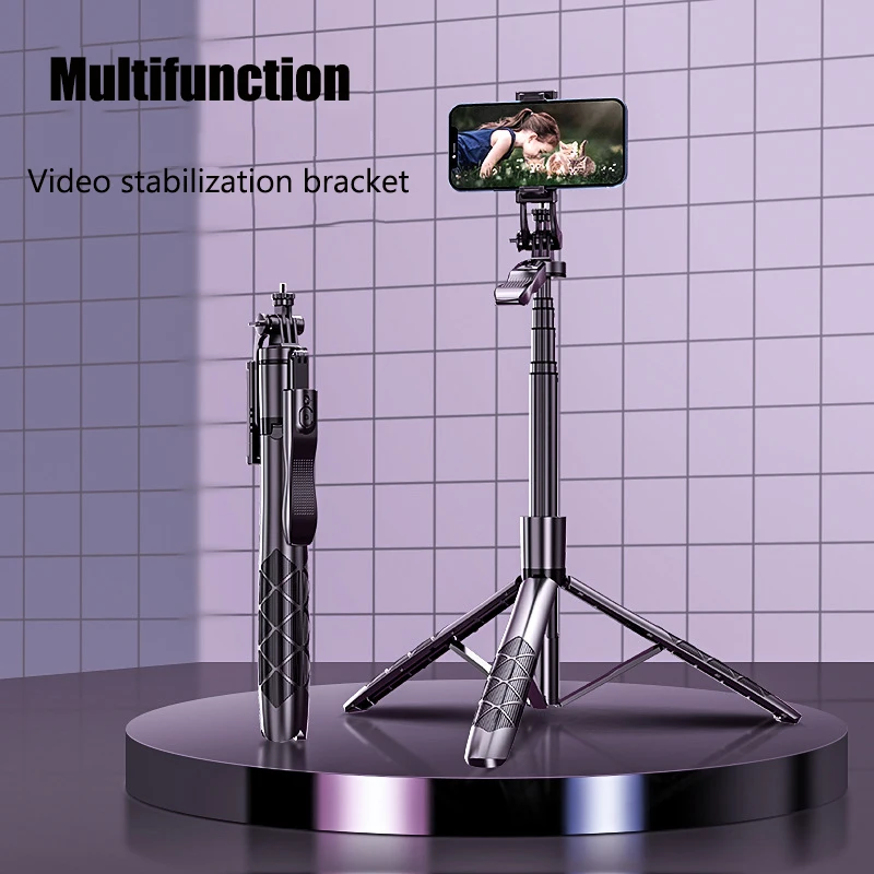 New Tripod Phone Holder for Iphone All Smartphones Wireless Bluetooth Selfie Stick Anti-Shake Fill Light Handheld Grip Bracket
New Tripod Phone Holder for Iphone All Smartphones Wireless Bluetooth Selfie Stick Anti-Shake Fill Light Handheld Grip Bracket