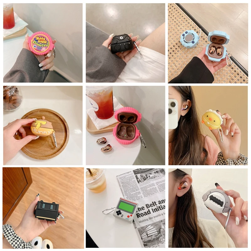 3D Cute Cartoon Shockproof Headset Cases for Samsung Galaxy Buds 2/Buds 2 Pro Headset Cover for Buds Live/Buds Pro Case
3D Cute Cartoon Shockproof Headset Cases for Samsung Galaxy Buds 2/Buds 2 Pro Headset Cover for Buds Live/Buds Pro Case