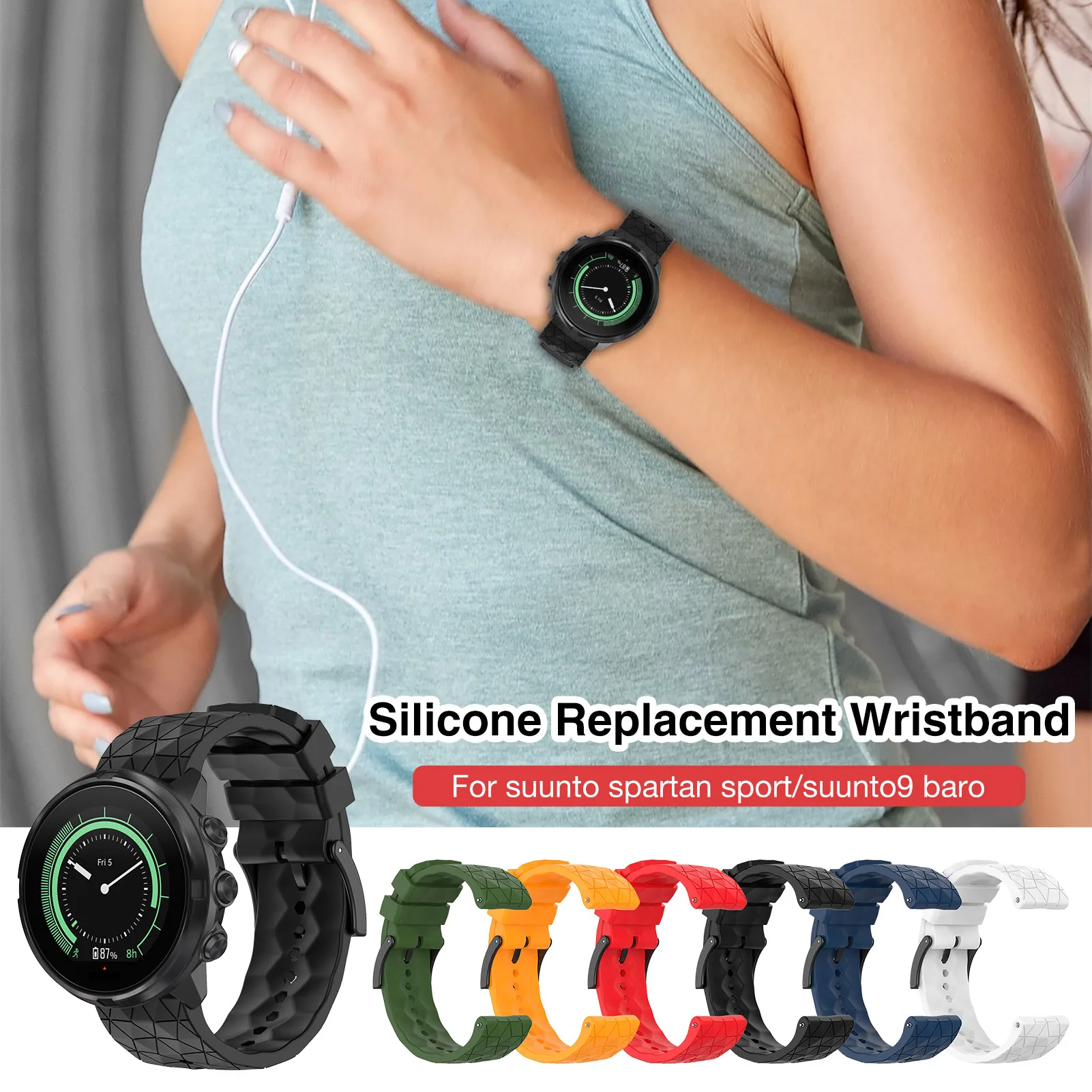 Silicone Strap Replacement WatchBand For Su Unto 9 Spartan Sport Wrist Smart Watch Band Smart Watch Accessories Silicone Band
Silicone Strap Replacement WatchBand For Su Unto 9 Spartan Sport Wrist Smart Watch Band Smart Watch Accessories Silicone Band