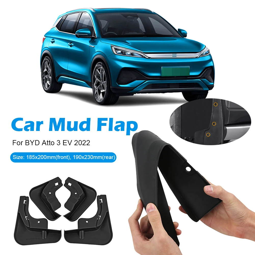 For BYD Atto 3 EV 2022 2023 Mud Flaps Car Front Rear Tires 4pcs Mudguards Auto Exterior Accessories Special Fender Mudflaps
For BYD Atto 3 EV 2022 2023 Mud Flaps Car Front Rear Tires 4pcs Mudguards Auto Exterior Accessories Special Fender Mudflaps