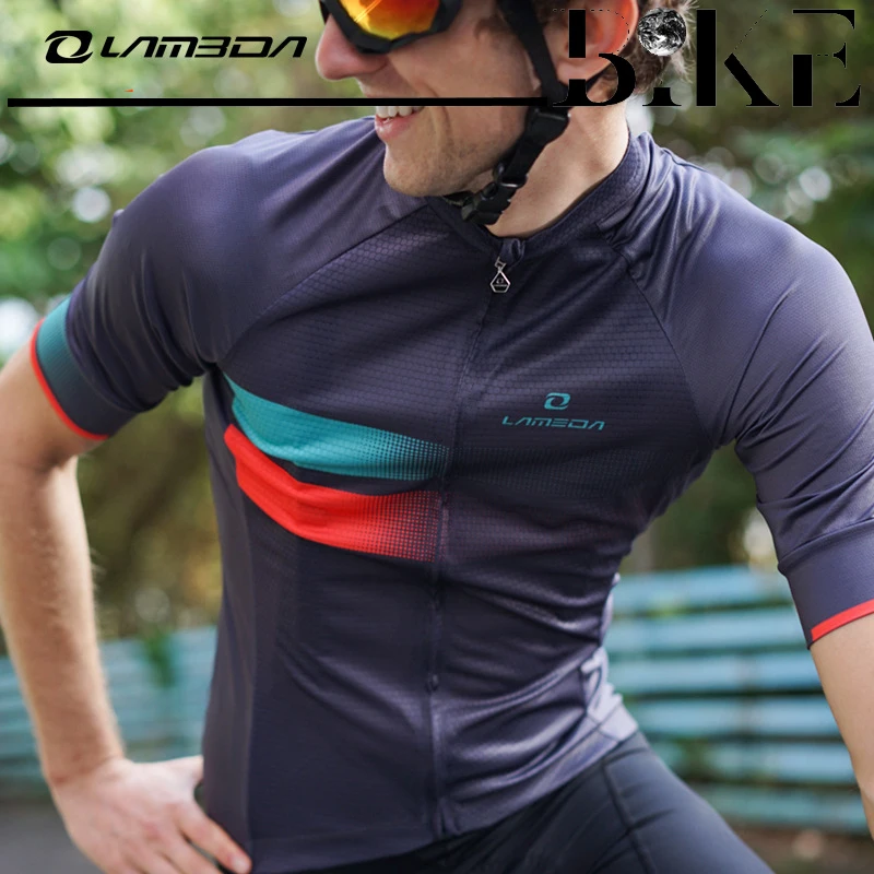 LAMBDA summer cycling short sleeve clothes men's top sweatshirt mountain road cycling clothes equipment
LAMBDA summer cycling short sleeve clothes men's top sweatshirt mountain road cycling clothes equipment
