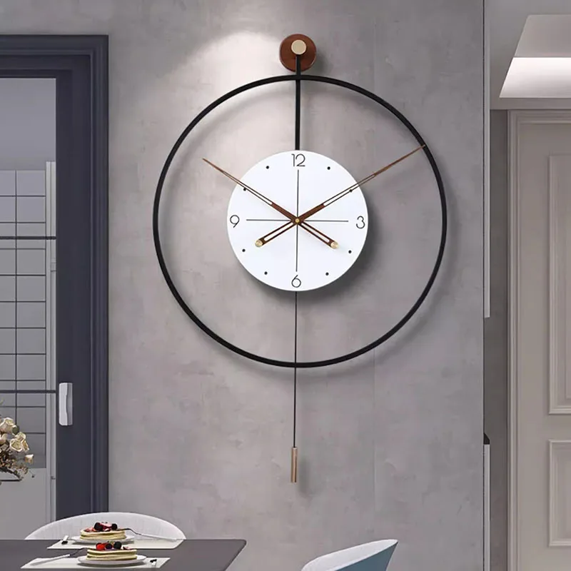 Modern Design Wall Clock Nordic Quiet Silent Minimalist Wall Clock Fashion Simple Metal Hanging Orologio Da Parete Home Decor
Modern Design Wall Clock Nordic Quiet Silent Minimalist Wall Clock Fashion Simple Metal Hanging Orologio Da Parete Home Decor