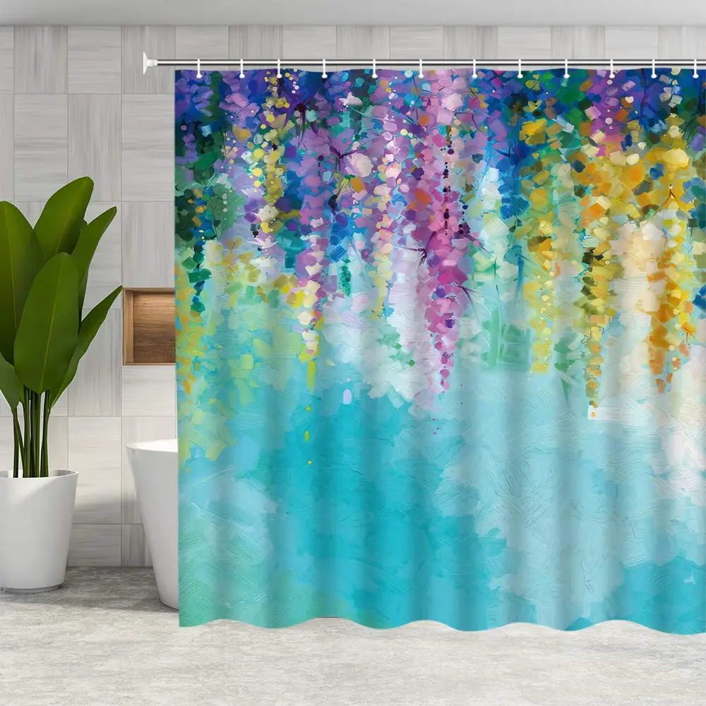 Curtain Set with Hook,Flower Garden By Gustav Klimt,Bathroom Shower Home Art Paintings Pictures Curtain for Bathroom Accessories
Curtain Set with Hook,Flower Garden By Gustav Klimt,Bathroom Shower Home Art Paintings Pictures Curtain for Bathroom Accessories