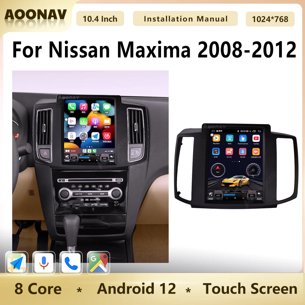Автомагнитола в стиле Tesla для Nissan Maxima 2008-2012, 10,4 дюйма, автомобильная стереосистема, GPS-навигация, видео, мультимедийный плеер, 2Din, головное устройство
Автомагнитола в стиле Tesla для Nissan Maxima 2008-2012, 10,4 дюйма, автомобильная стереосистема, GPS-навигация, видео, мультимедийный плеер, 2Din, головное устройство