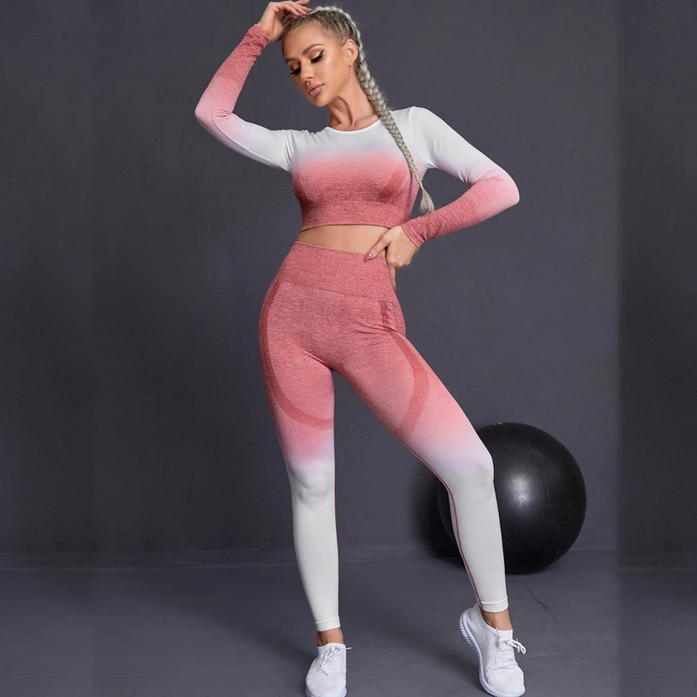 2 Piece Fit Women Sports Yoga Set Seamless Short Sleeve Top Shorts Leggings Set Track and Field Wear Gym Workout Wear Set
2 Piece Fit Women Sports Yoga Set Seamless Short Sleeve Top Shorts Leggings Set Track and Field Wear Gym Workout Wear Set