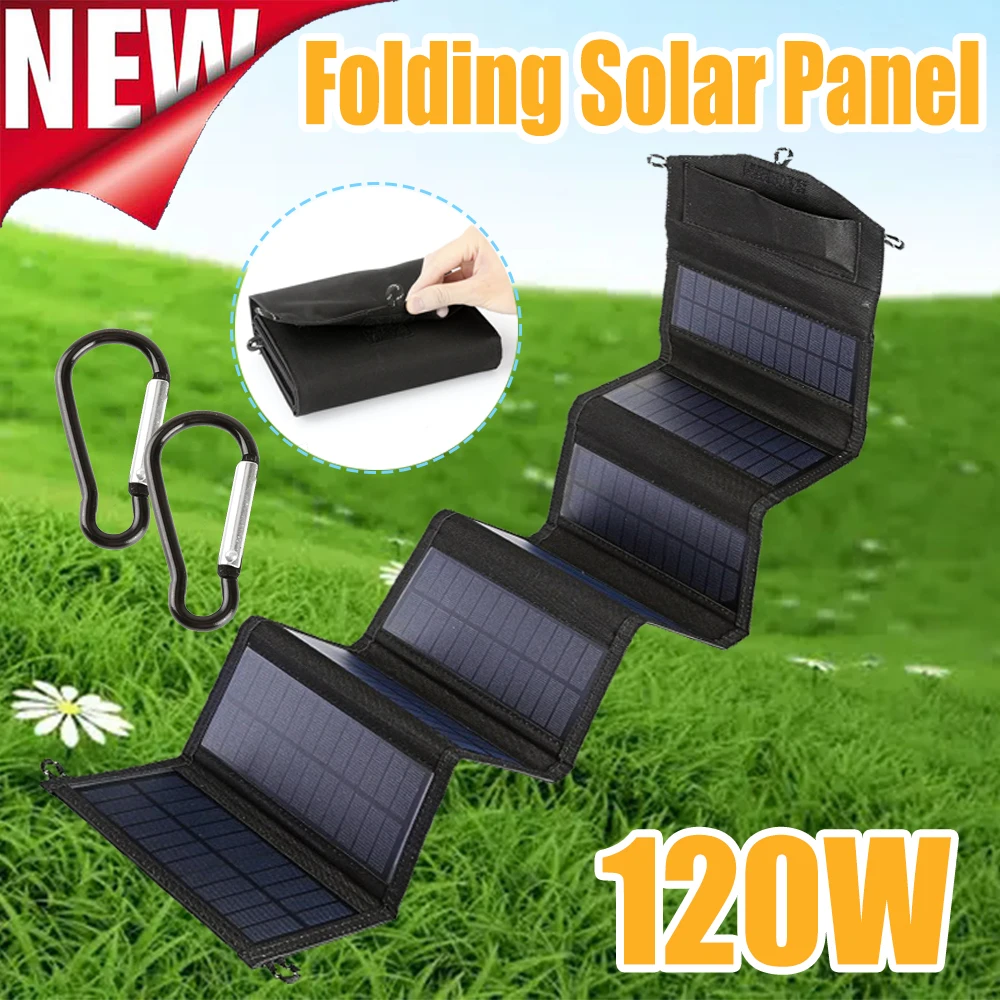 2023 NEW 120W Outdoor Folding Solar Panels Cell 5V USB Portable Solar Smartphone Battery Charger for Tourism Camping Hiking 70W
2023 NEW 120W Outdoor Folding Solar Panels Cell 5V USB Portable Solar Smartphone Battery Charger for Tourism Camping Hiking 70W
