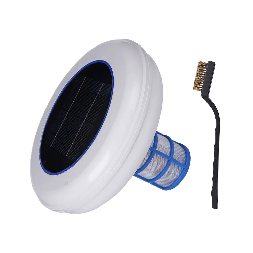 Solar Powered Pool-Ionizer Copper Silver Ion Swimming Pool Purifier Kills-Algae Pool Ionizer for Outdoor Tubs SPA Water Cleaning
Solar Powered Pool-Ionizer Copper Silver Ion Swimming Pool Purifier Kills-Algae Pool Ionizer for Outdoor Tubs SPA Water Cleaning