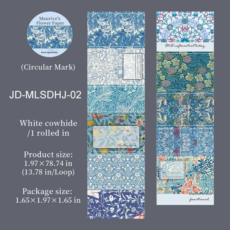 Скотч JIANWU Maurice цветочно-растительный узор
Скотч JIANWU Maurice цветочно-растительный узор