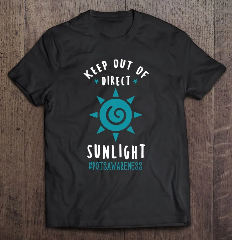 

Мужская бирюзовая футболка с принтом «Держать вдали от прямых солнечных лучей»