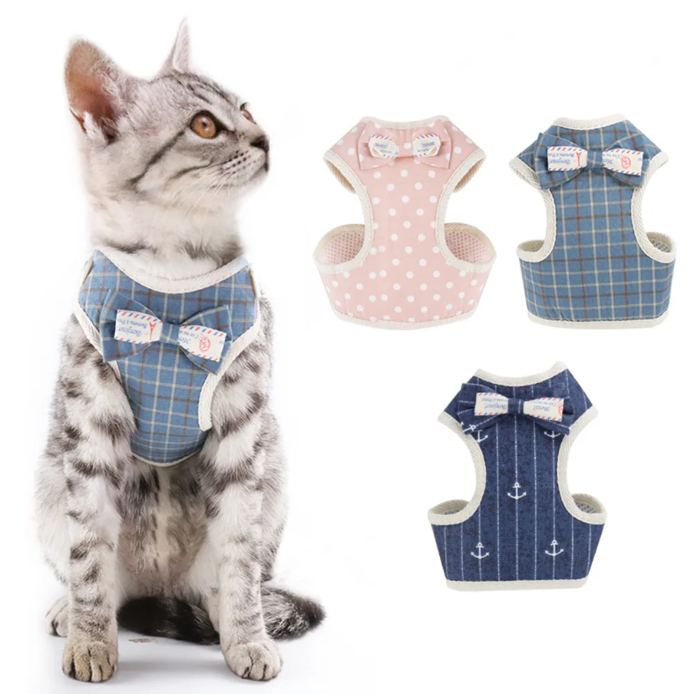 Cat Harness Pet Dog Leash Set Vest Type Bow Tie for Small Puppy Chest Strap Outdoor Walking Lead Leash Accessories Harnesses
Cat Harness Pet Dog Leash Set Vest Type Bow Tie for Small Puppy Chest Strap Outdoor Walking Lead Leash Accessories Harnesses