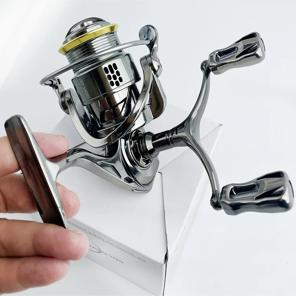 8KG Drag Spinning Fishing Reel 2000s 3000s Double Grip Reel Gear Ratio 5.2:1 Left/Right Interchangeable Handle Fishing Windlass
8KG Drag Spinning Fishing Reel 2000s 3000s Double Grip Reel Gear Ratio 5.2:1 Left/Right Interchangeable Handle Fishing Windlass