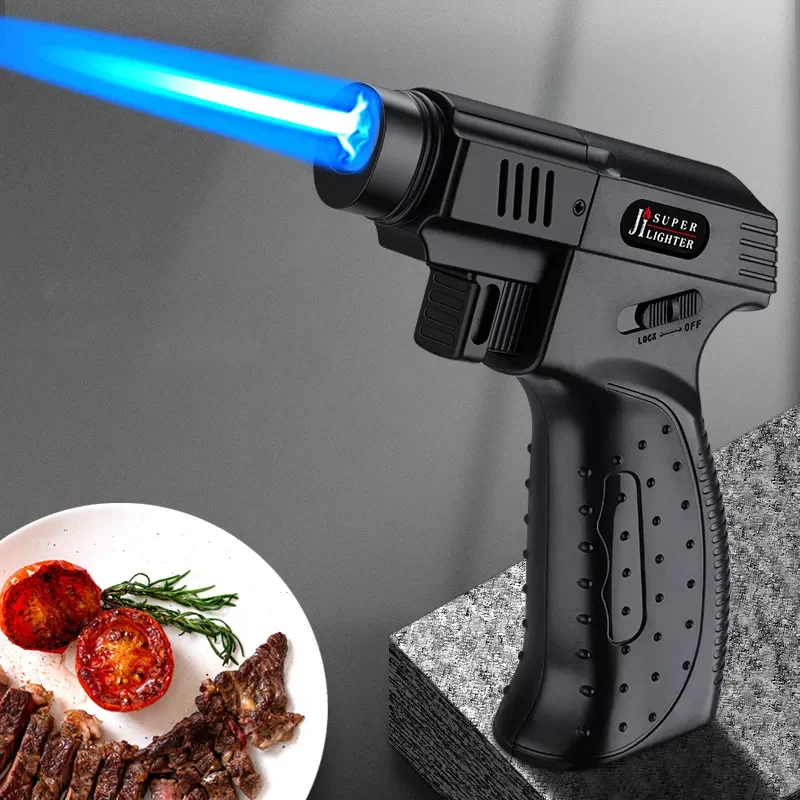 Lighter Windproof BBQ Kitchen Cooking Jet Torch Turbine Lighter High Capacity Spray Gun Jewelry Metal Welding Gifts Lighter
Lighter Windproof BBQ Kitchen Cooking Jet Torch Turbine Lighter High Capacity Spray Gun Jewelry Metal Welding Gifts Lighter