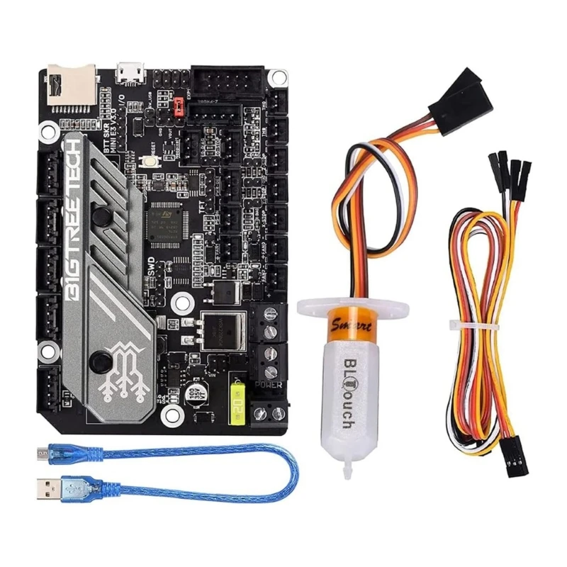 SKR Mini .0 32Bit Control Silent Board BLTouch 3 Cooling Fans for Ender3 /3Pro 3D Printer Controller & Heatsink
SKR Mini .0 32Bit Control Silent Board BLTouch 3 Cooling Fans for Ender3 /3Pro 3D Printer Controller & Heatsink