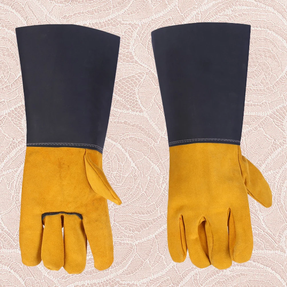 Welding Heat Insulation Fire Resistant Mitts Perfect for Fireplace Stove Mig Oven Grill Pot Holder Construction work
Welding Heat Insulation Fire Resistant Mitts Perfect for Fireplace Stove Mig Oven Grill Pot Holder Construction work