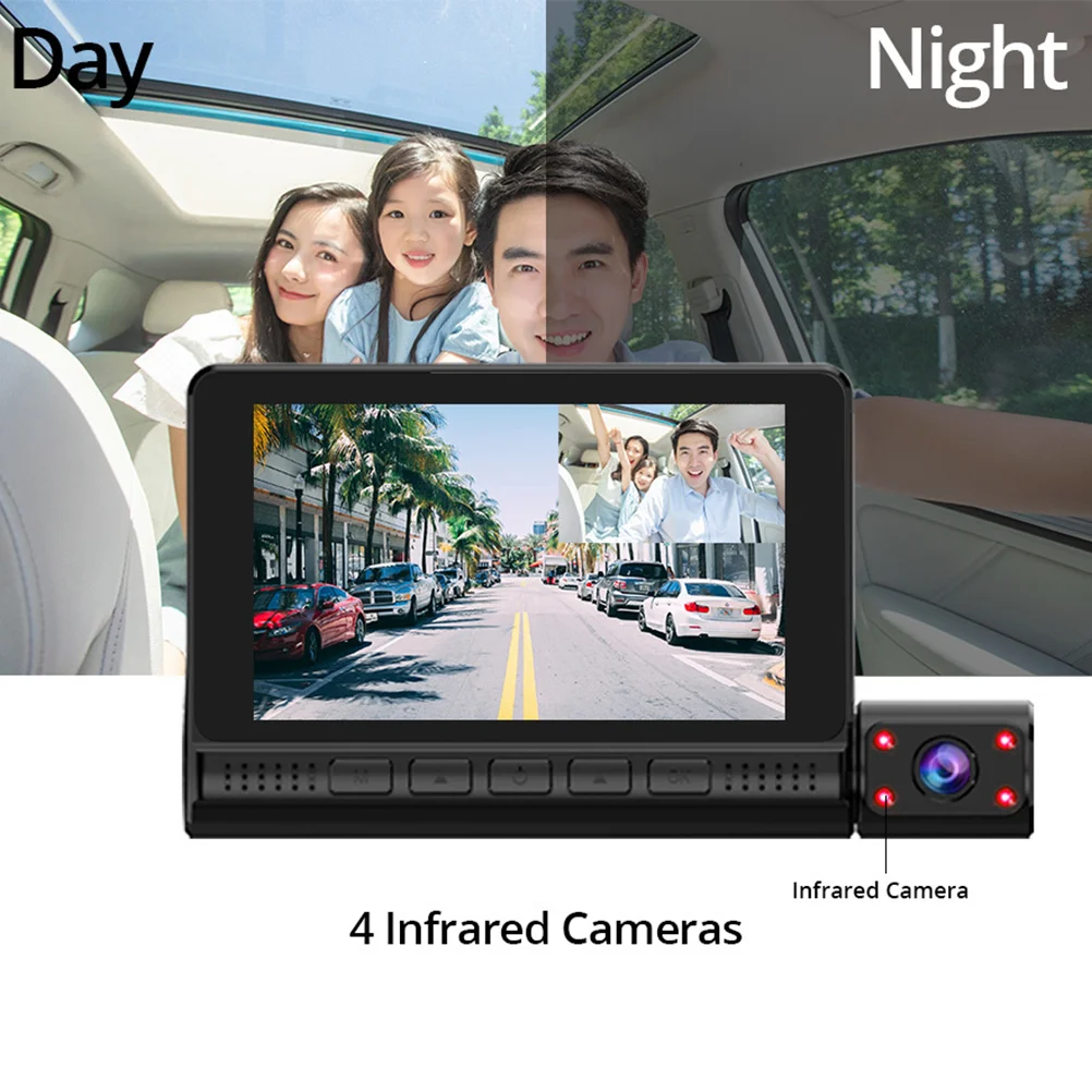 Auto DVR Driving Recorder 1080P Car Dual Dash Cam HD Night-vision Video Touch Screen
Auto DVR Driving Recorder 1080P Car Dual Dash Cam HD Night-vision Video Touch Screen