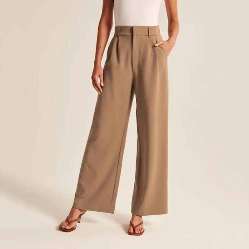 Lucyever 2023 New Summer Women's Pants Casual Loose High Waist Wide Leg Trousers Women All-Match Office Straight Suit Pants Hot
Lucyever 2023 New Summer Women's Pants Casual Loose High Waist Wide Leg Trousers Women All-Match Office Straight Suit Pants Hot