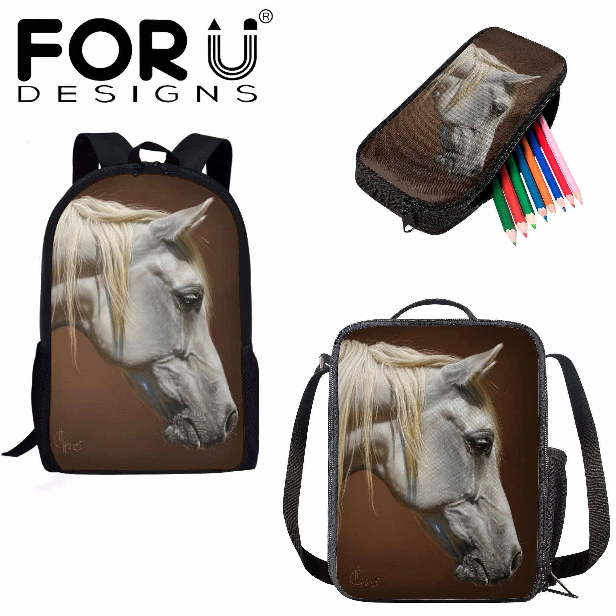 FORUDESIGNS, школьный рюкзак унисекс для хранения книг, с белой лошадью, студенческий Регулируемый рюкзак, Подростковый детский школьный рюкзак, ...
FORUDESIGNS, школьный рюкзак унисекс для хранения книг, с белой лошадью, студенческий Регулируемый рюкзак, Подростковый детский школьный рюкзак, ...