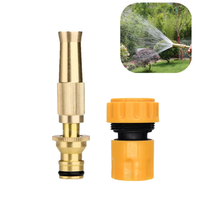Brass Adjustable Water Gun With Flow Connectors Spray Nozzle Car Washing Tools Watering Irrigation Water Sprayer Garden Water
Brass Adjustable Water Gun With Flow Connectors Spray Nozzle Car Washing Tools Watering Irrigation Water Sprayer Garden Water