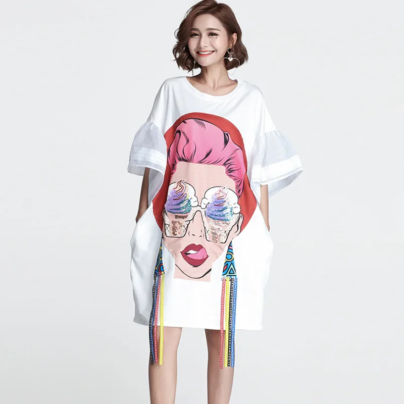 Бесплатная доставка, женское платье, элегантная летняя одежда с героями мультфильмов, модная свободная удобная женская одежда с круглым вы... 
Бесплатная доставка, женское платье, элегантная летняя одежда с героями мультфильмов, модная свободная удобная женская одежда с круглым вы...