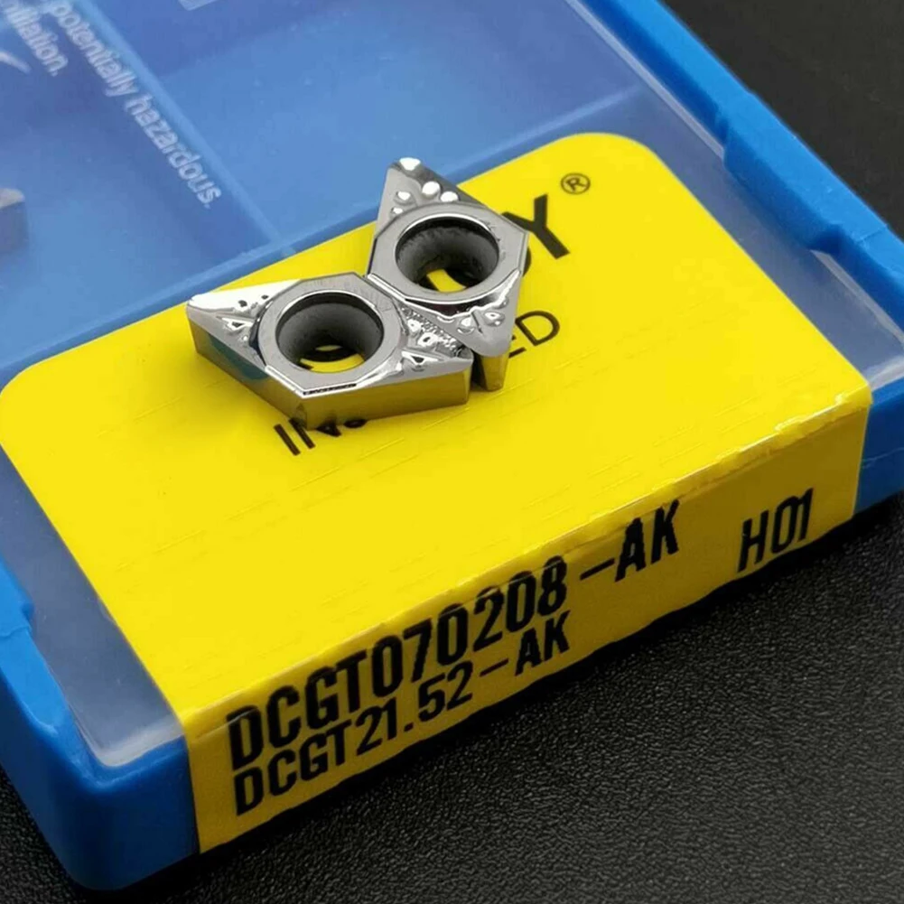 10 Pcs DCGT070208-AK H01 DCGT21.52 Carbide Inserts For Aluminum For Metalworking Semi-finishing Tools Accessories
10 Pcs DCGT070208-AK H01 DCGT21.52 Carbide Inserts For Aluminum For Metalworking Semi-finishing Tools Accessories