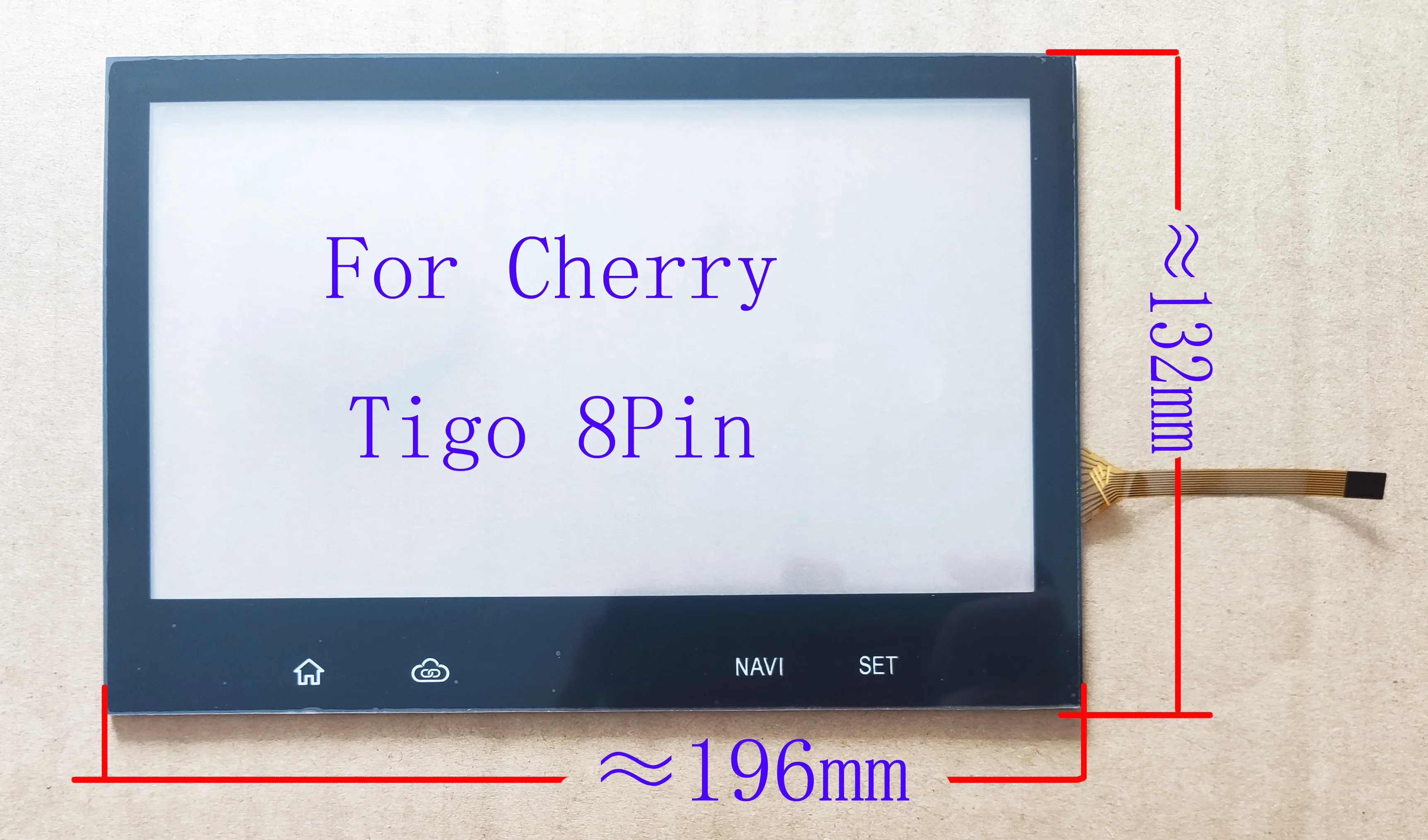 8 Inch Touch Screen Digitizer Sensor Hand Writer Panel 196*132mm 8 Pin For Cherry Tiggo
8 Inch Touch Screen Digitizer Sensor Hand Writer Panel 196*132mm 8 Pin For Cherry Tiggo