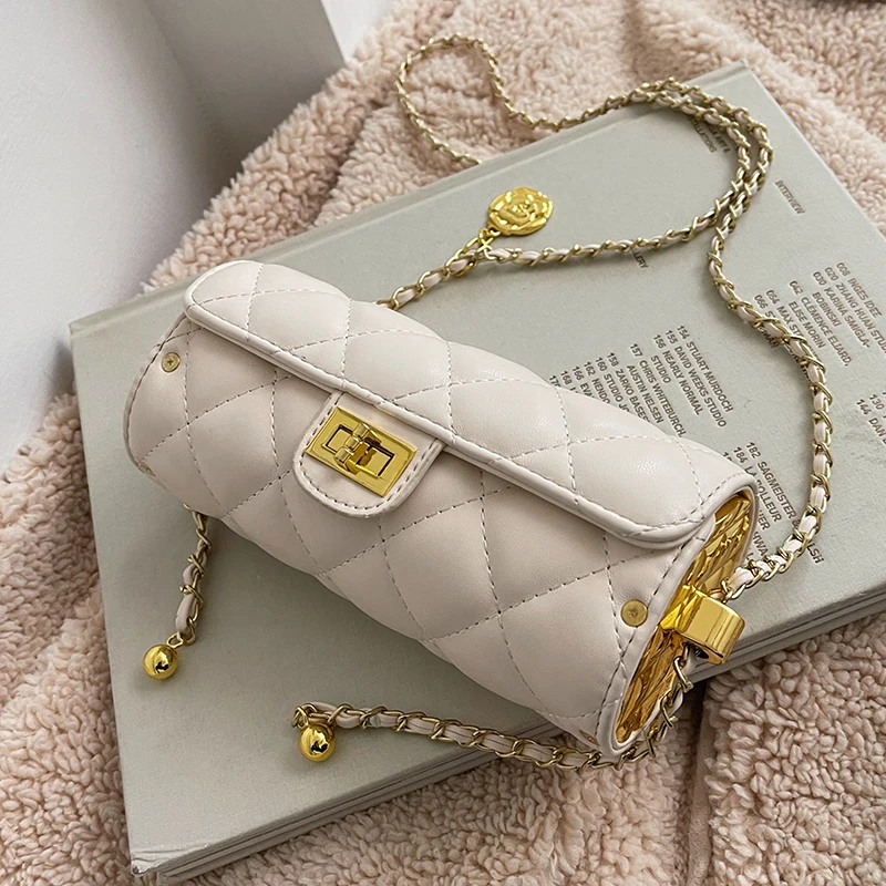 Mini PU Leather Barrel Shaped Handbags 2022 Luxury Brand Designer Women's Handbags and Purses Shoulder Chain Crossbody Bag 5.0
Mini PU Leather Barrel Shaped Handbags 2022 Luxury Brand Designer Women's Handbags and Purses Shoulder Chain Crossbody Bag 5.0