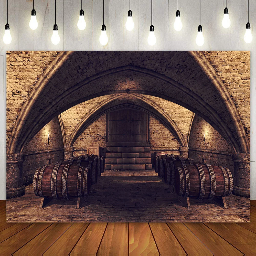 Vintage Wine Cellar Photography Backdrop Oak Barrels Bar Club Pub Background for Men Women Birthday Party Cake Banner Decoration
Vintage Wine Cellar Photography Backdrop Oak Barrels Bar Club Pub Background for Men Women Birthday Party Cake Banner Decoration