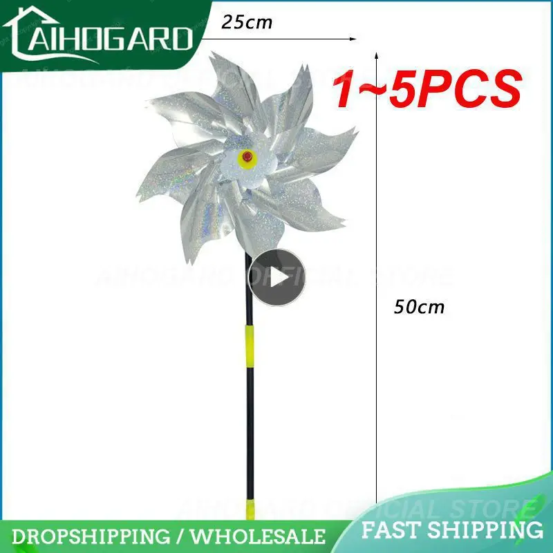 1~5PCS Wind Spinner Reflective Bird Repeller Windmill Garden Decorative Windmill Reflective Pinwheel Outdoor Bird-Scaring
1~5PCS Wind Spinner Reflective Bird Repeller Windmill Garden Decorative Windmill Reflective Pinwheel Outdoor Bird-Scaring