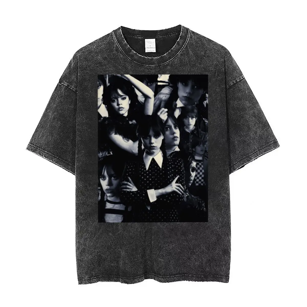 Wednesday Addams T Shirts Hip Hop Washed Short Sleeve Oversize T-Shirts Jenna Goth Cool Men Women Tops Streetwear Printed Tee
Wednesday Addams T Shirts Hip Hop Washed Short Sleeve Oversize T-Shirts Jenna Goth Cool Men Women Tops Streetwear Printed Tee