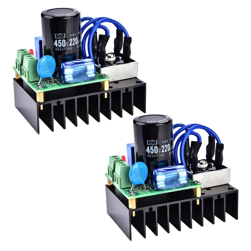 2X AC-DC Converter Board 0-220VAC To 0-311VDC Multiple Protection Rectifier Module
2X AC-DC Converter Board 0-220VAC To 0-311VDC Multiple Protection Rectifier Module