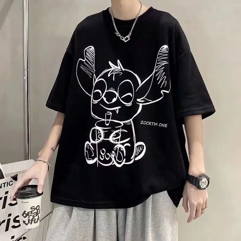 Summer new fashion printed short sleeve t-shirt men's fattening and increasing T-shirt students' versatile
Summer new fashion printed short sleeve t-shirt men's fattening and increasing T-shirt students' versatile