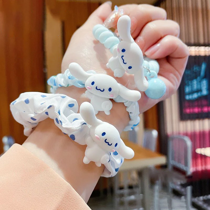 Sanrio Cinnamoroll женские резинки для волос эластичные резинки для волос головные уборы для девочек милые аксессуары для волос украшения
Sanrio Cinnamoroll женские резинки для волос эластичные резинки для волос головные уборы для девочек милые аксессуары для волос украшения