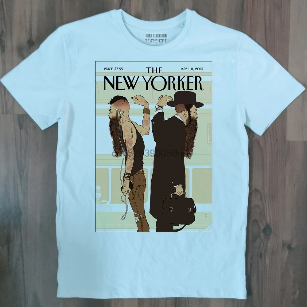 Rabbi & Hipster T Shirtmagazine New Yorker Cover Funny Unique Handmade Cotton High Quality T Shirt
Rabbi & Hipster T Shirtmagazine New Yorker Cover Funny Unique Handmade Cotton High Quality T Shirt