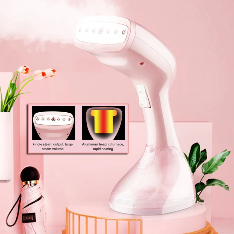 

Handhold Garment Steamer Household Ironing Machine 1500W Large Capacity Fast Heating Portable Iron Irons For Travel&Business