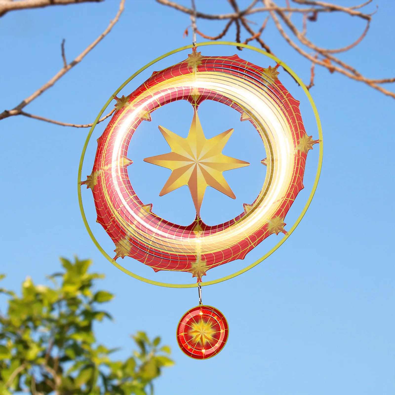 Garden Hanging Pendant Metal 3D Wind Chimes Ornaments For Home Balcony Decorations
Garden Hanging Pendant Metal 3D Wind Chimes Ornaments For Home Balcony Decorations
