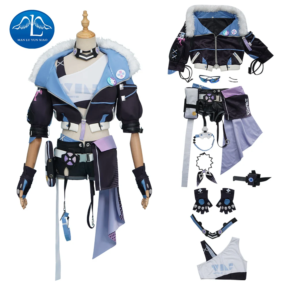 Women's Silver Wolf Costume Honkai: Star Rail Cosplay Game Black Hunter Outfits For Halloween Party
Women's Silver Wolf Costume Honkai: Star Rail Cosplay Game Black Hunter Outfits For Halloween Party