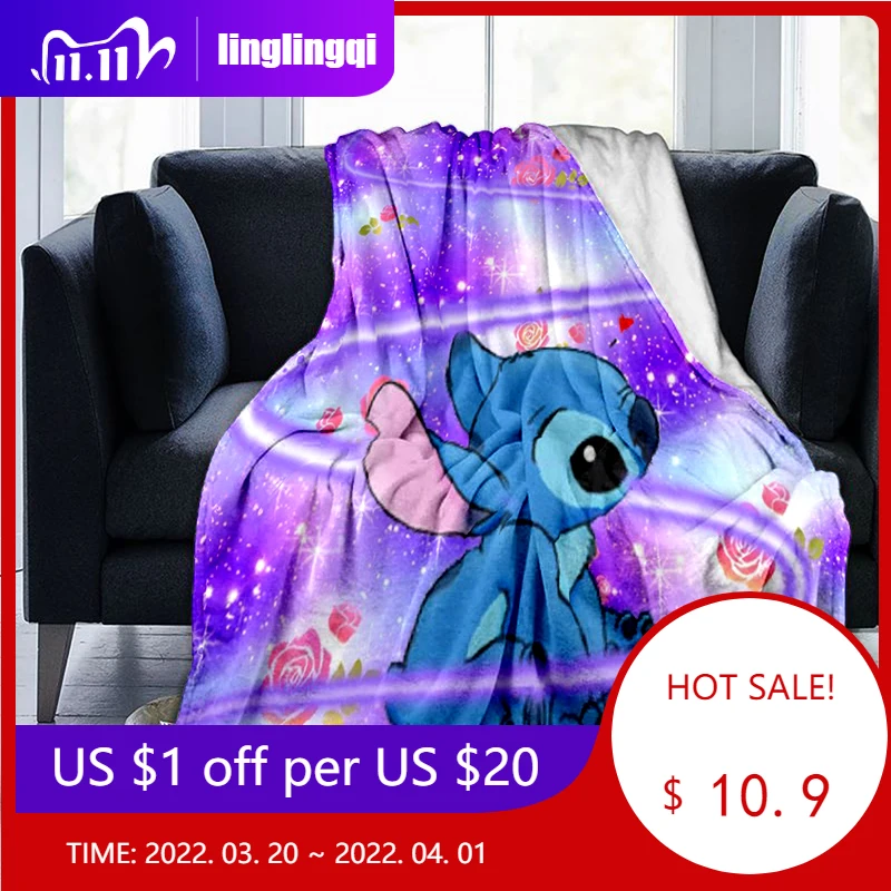 Cartoon Stitch Blanket Fashion Cartoon Monster Flannel Fluffy Fleece Throw Blanket Children and Adult Gift Sofa Travel Camping
Cartoon Stitch Blanket Fashion Cartoon Monster Flannel Fluffy Fleece Throw Blanket Children and Adult Gift Sofa Travel Camping