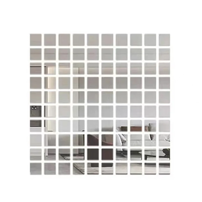 100Pcs/Set 3D Square Acrylic Mirror Surface Wall Sticker Kids Room Decoration Wallpaper Removable Mosaic Home Kitchen Decor
100Pcs/Set 3D Square Acrylic Mirror Surface Wall Sticker Kids Room Decoration Wallpaper Removable Mosaic Home Kitchen Decor